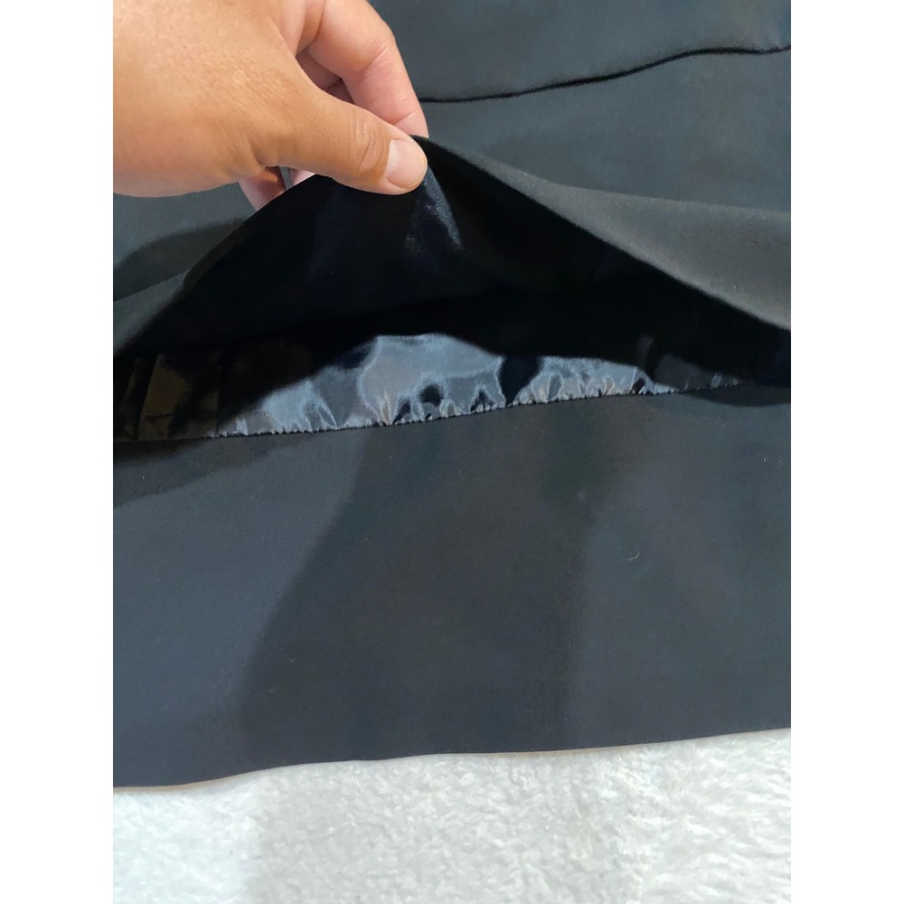 Jones Studio Separates Black Tiered Pencil Skirt Womens Size 8 Professional Knee - Picture 9 of 11